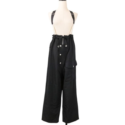 フミカウチダ GABA HIGH-WAIST SUSPENDER PANT パンツ