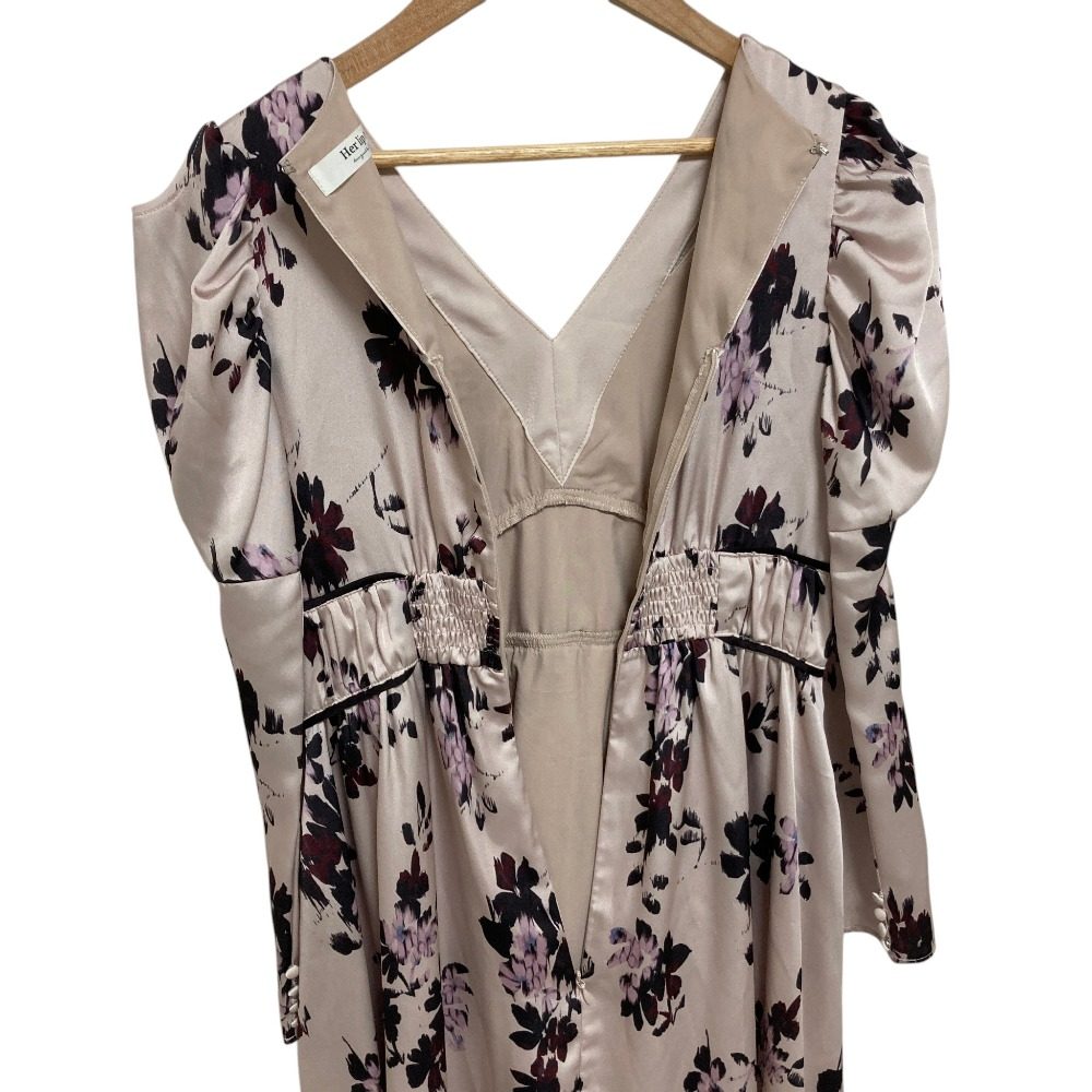 ハーリップトゥ Muse Floral Cut-Out ワンピース