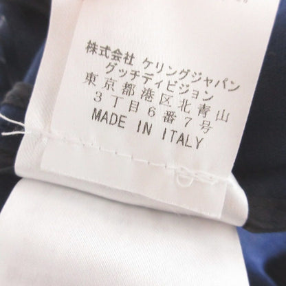 グッチ シルクコットンフリルカラーワンピース