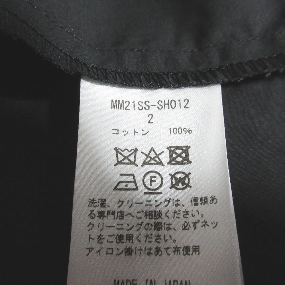 マメクロゴウチ Botanical Embroideryノースリーブシャツ