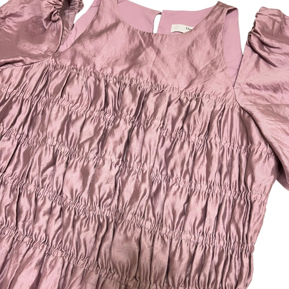 ハーリップトゥ Venus Cut-Out Ruched ワンピース