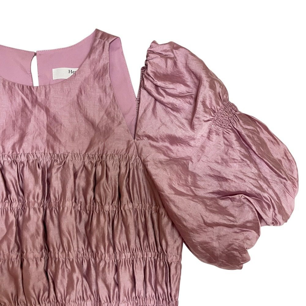 ハーリップトゥ Venus Cut-Out Ruched ワンピース