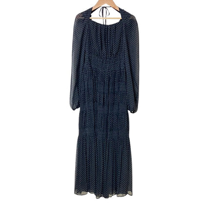 ハーリップトゥ Majolica Pleated Chiffon ロングワンピース