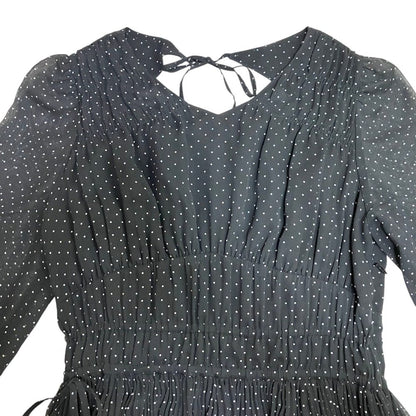 ハーリップトゥ Majolica Pleated Chiffon ロングワンピース