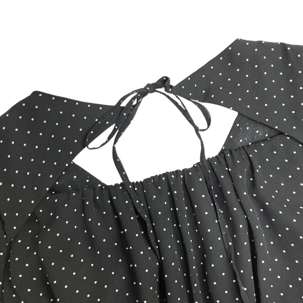 ハーリップトゥ Majolica Pleated Chiffon ロングワンピース