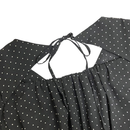 ハーリップトゥ Majolica Pleated Chiffon ロングワンピース