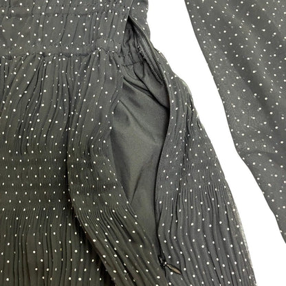 ハーリップトゥ Majolica Pleated Chiffon ロングワンピース