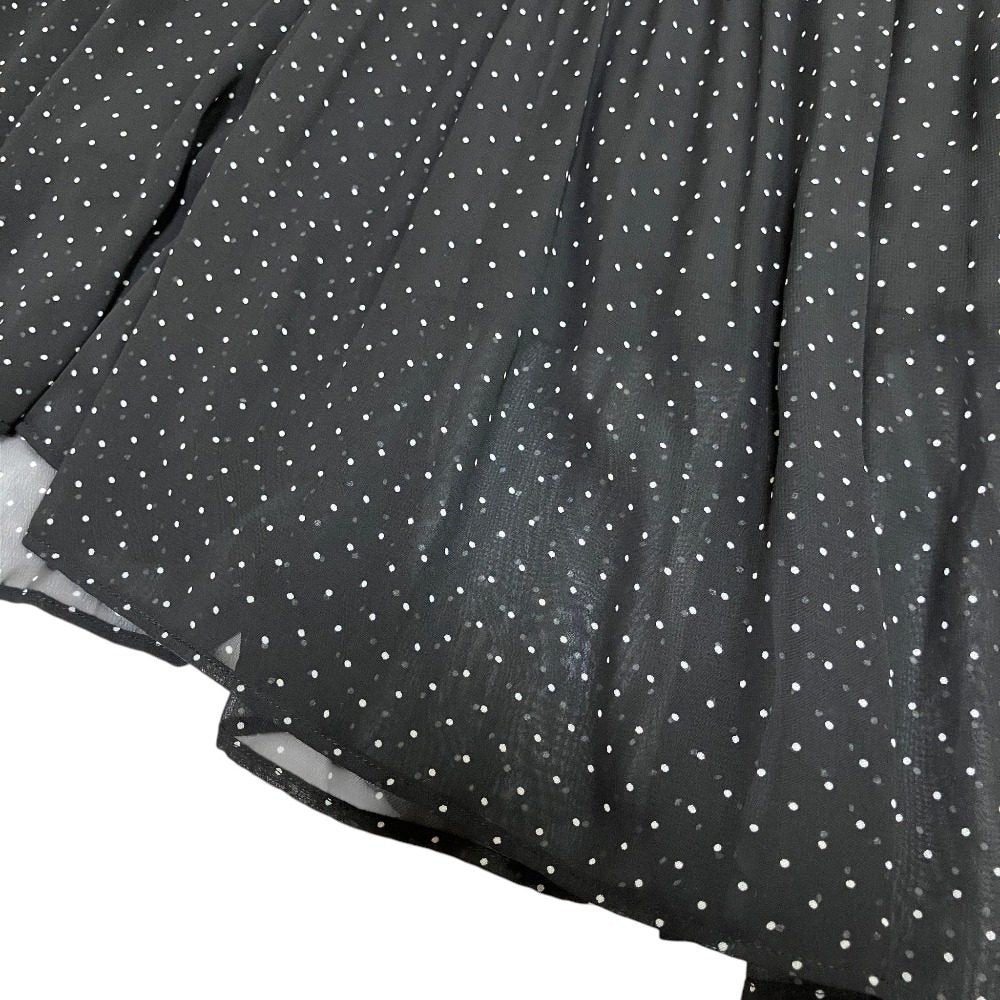 ハーリップトゥ Majolica Pleated Chiffon ロングワンピース