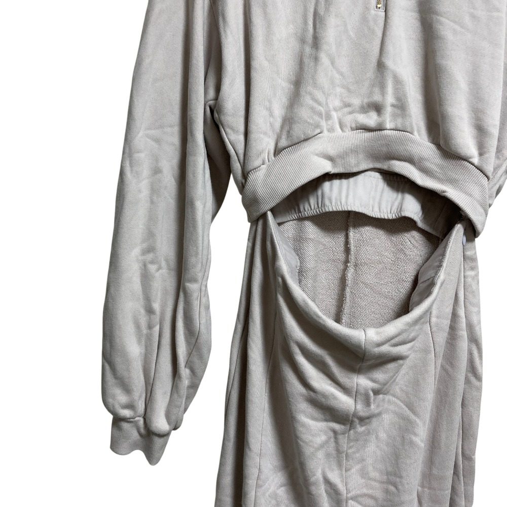 ハーリップトゥ Half Zip Sweat ワンピース