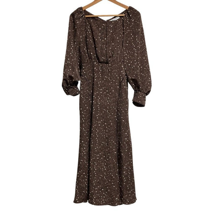 ハーリップトゥ Slit Sleeve Floral Print ワンピース