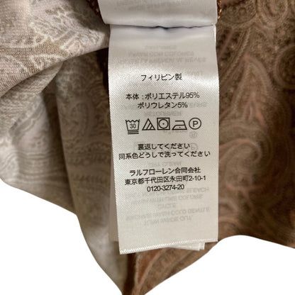 ローレンラルフローレン ペイズリープリントシフォンブラウス