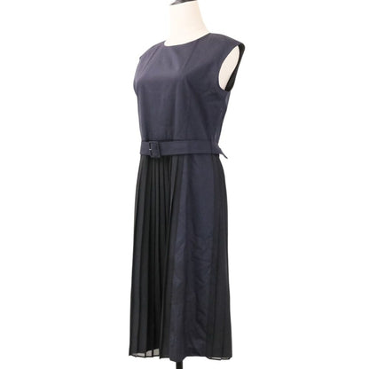 セオリーリュクス CRISP MELANGE SUIT NOLLI ノースリーブワンピース