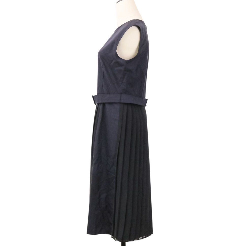 セオリーリュクス CRISP MELANGE SUIT NOLLI ノースリーブワンピース
