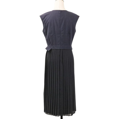 セオリーリュクス CRISP MELANGE SUIT NOLLI ノースリーブワンピース