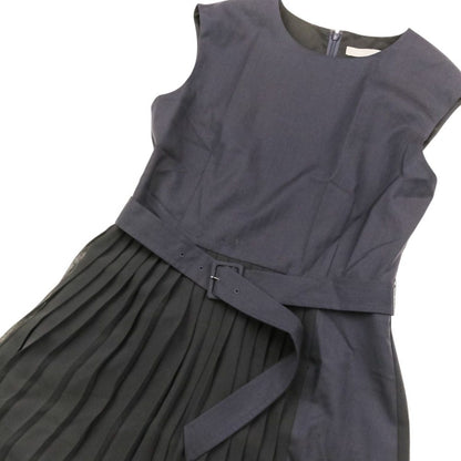 セオリーリュクス CRISP MELANGE SUIT NOLLI ノースリーブワンピース