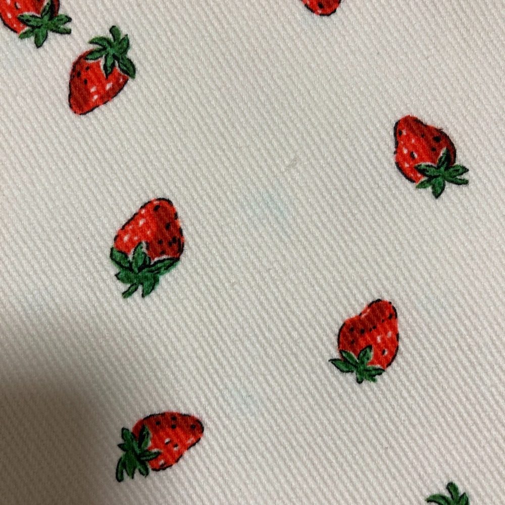 ポピートーキョー ストロベリーパターンワイドパンツ