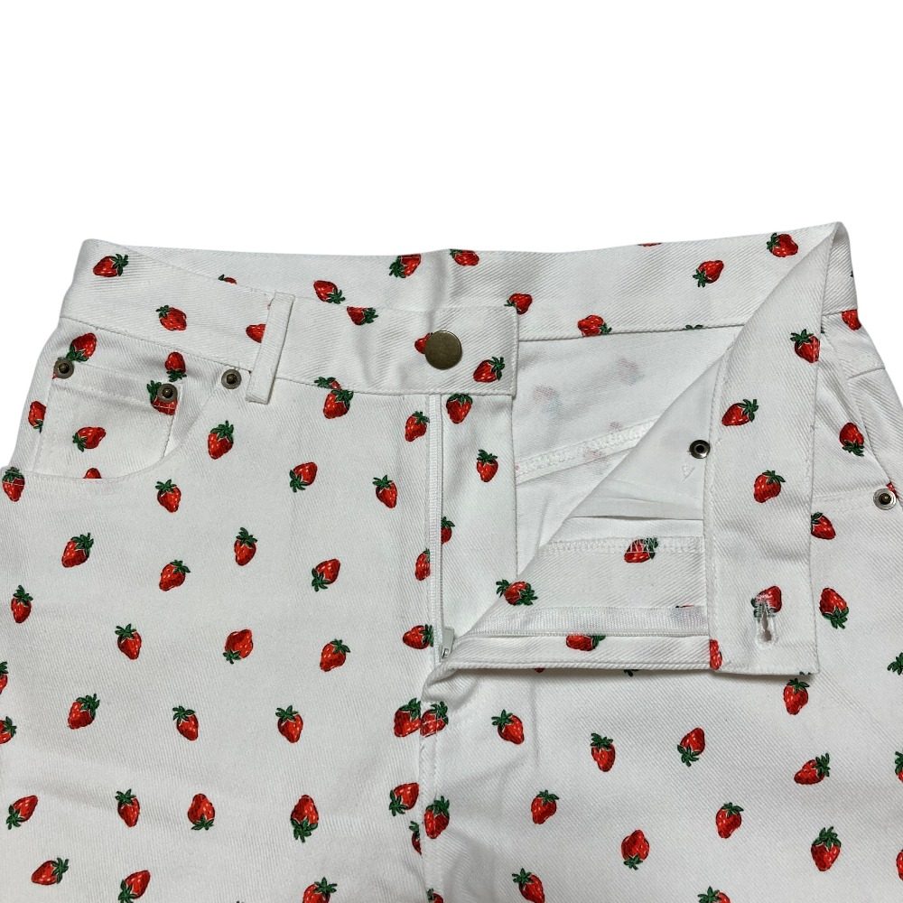 ポピートーキョー ストロベリーパターンワイドパンツ