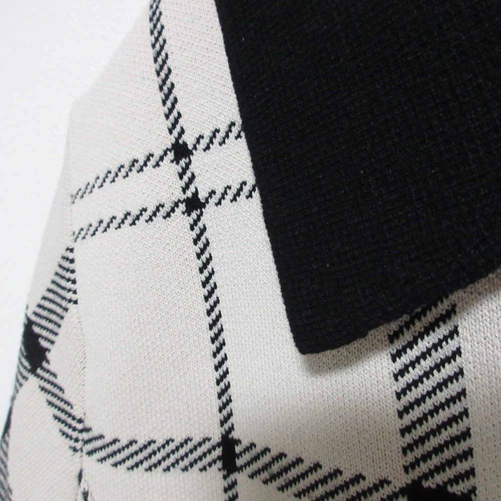 ハーリップトゥ Trois Logo Knit ミニワンピース