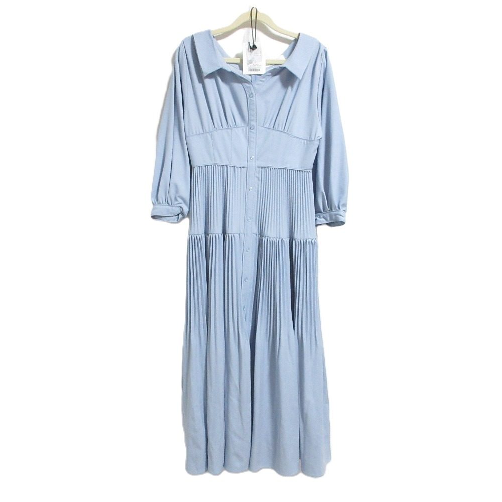 ハーリップトゥ Pleated Open Shirt ワンピース