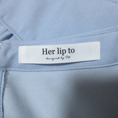 ハーリップトゥ Pleated Open Shirt ワンピース