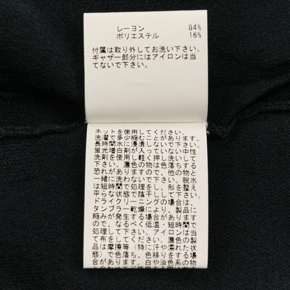 アナイ ハイネックタイ付きプルオーバーニット