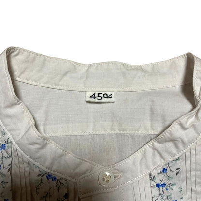 フォーティファイブアール 908ビッグーグーバチスト小花プリントシャツ