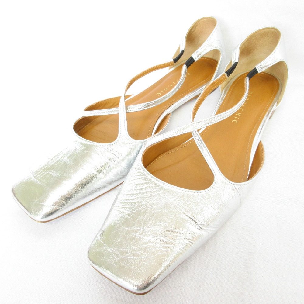 ピッピシック AMBER レザーフラットシューズ