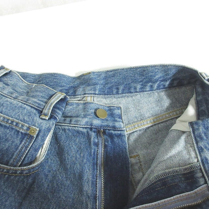 MACHATTハイウエストタックデニムジーンズ