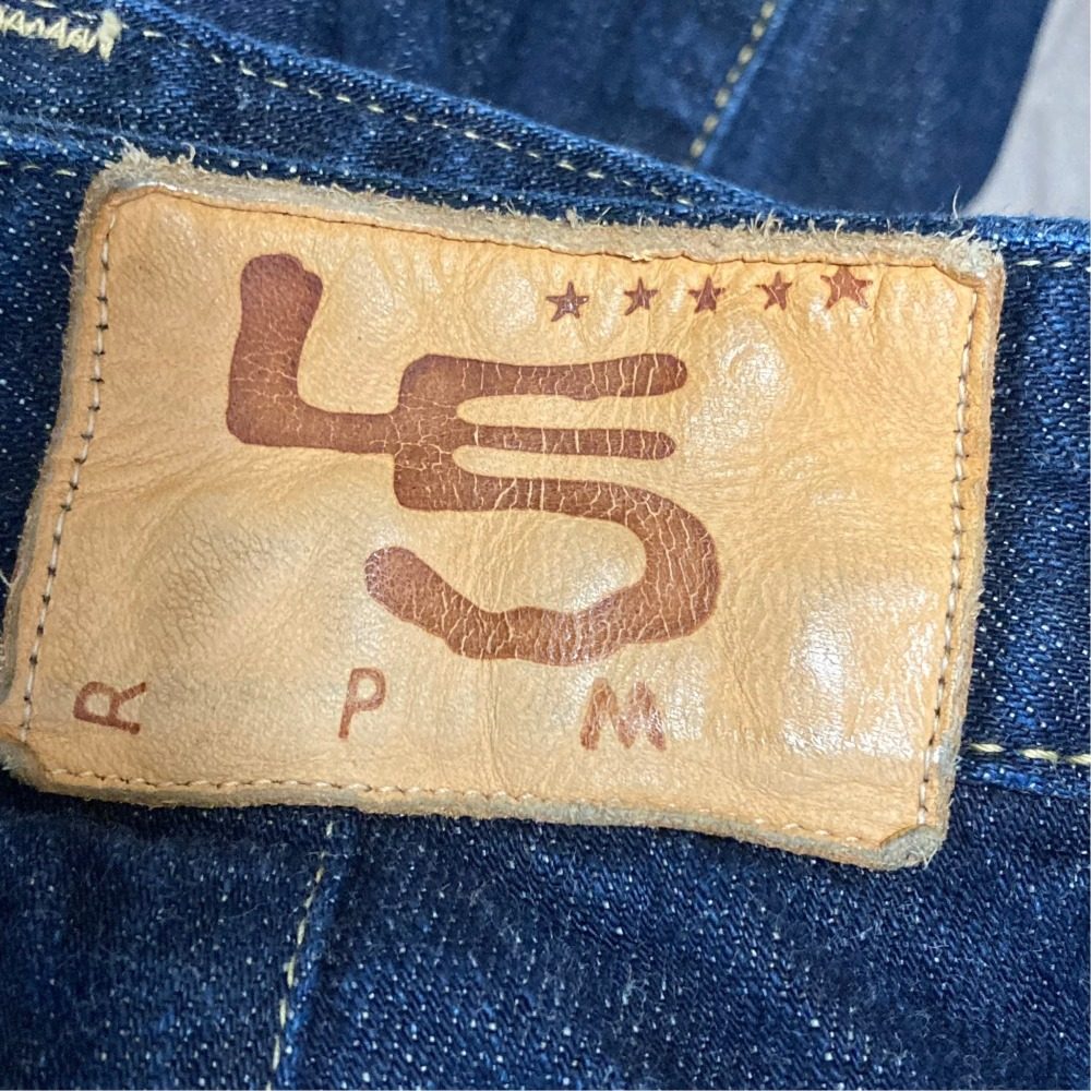 フォーティファイブアール ツイードデニムジーンズ