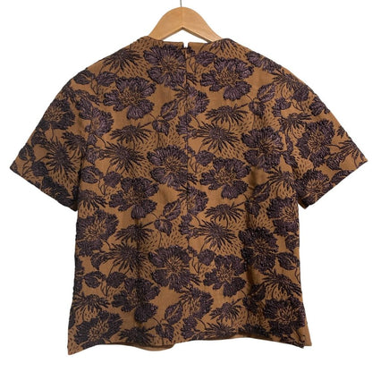 エッフェビームス フラワー柄ショートスリーブブラウススカートセットアップ