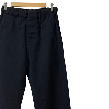 マーガレットハウエル CHALK STRIPE HOPSAC WOOL ワイドパンツ