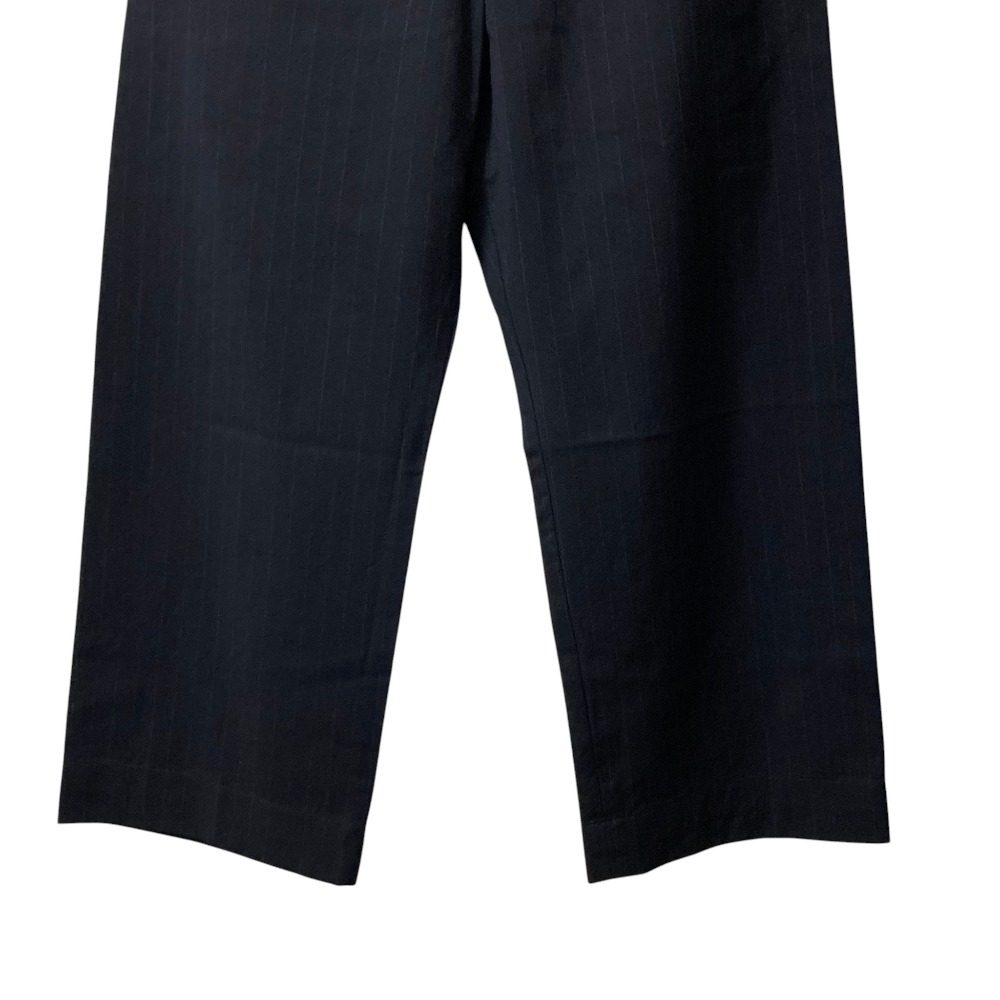 マーガレットハウエル CHALK STRIPE HOPSAC WOOL ワイドパンツ