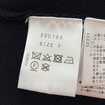 チェスティ ビジュー ペプラムニットノーカラージャケット