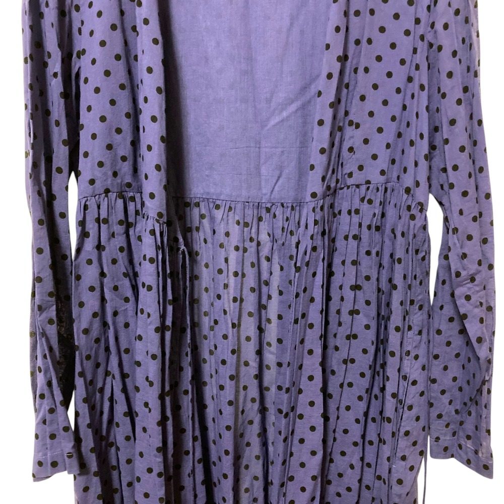 ヌキテパ ドットカシュクールロングワンピース