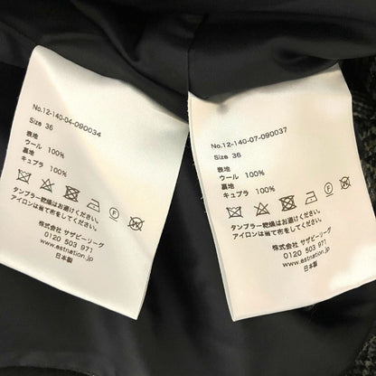コルピエロ グレンチェックダブルブレストスーツ
