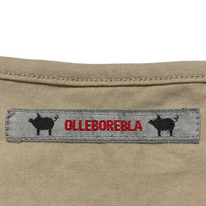 オレボレブラアルベロベロ ビーズ刺繍Vネック七分袖カットソー