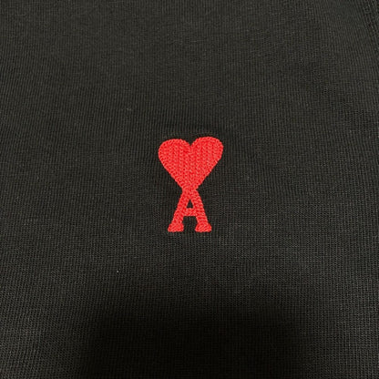 アミパリス ハートロゴ刺繍ロングスリーブカットソー