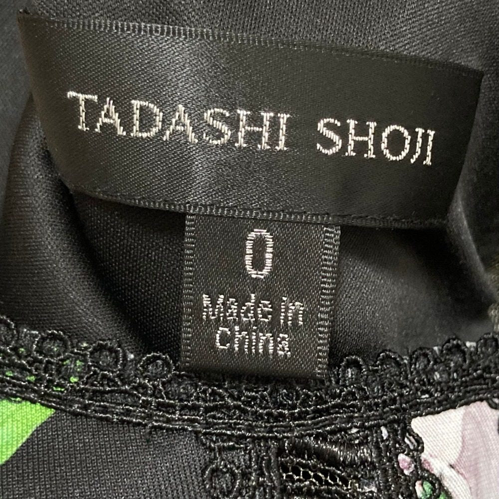 タダシショージ フラワープリントワンピース