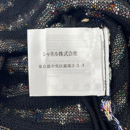 シャネル Vネックノースリーブツイードワンピース
