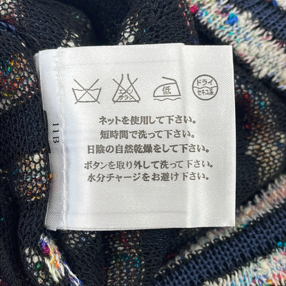シャネル Vネックノースリーブツイードワンピース