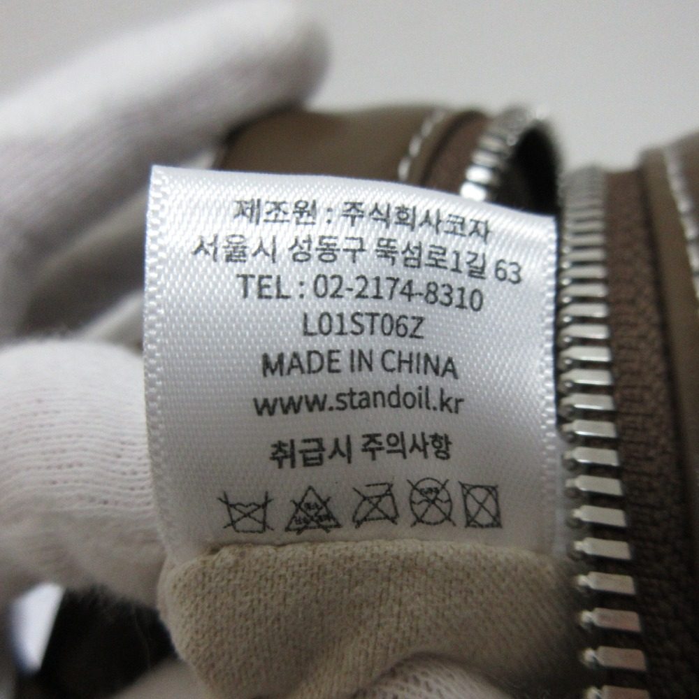 スタンドオイル POST BAG エコレザーショルダーバッグ