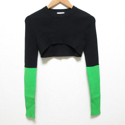 オーエムエムオー MICRO SHORT BLOCKING ニットセーター