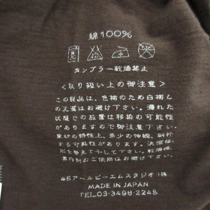 フォーティファイブアール クルーネックショートスリーブTシャツ