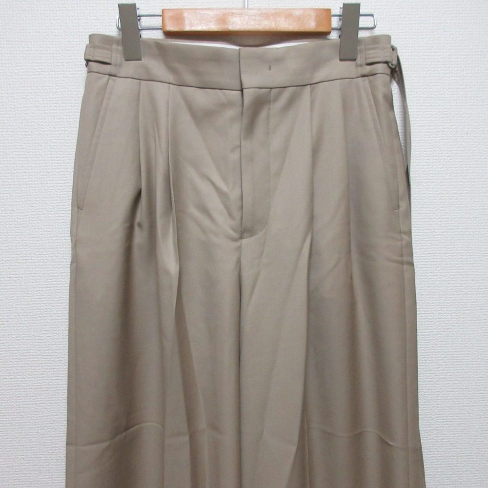 トゥモローランド CANONICO ウーステッドウールワイドパンツ
