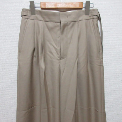 トゥモローランド CANONICO ウーステッドウールワイドパンツ
