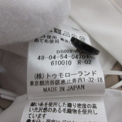 トゥモローランド CANONICO ウーステッドウールワイドパンツ