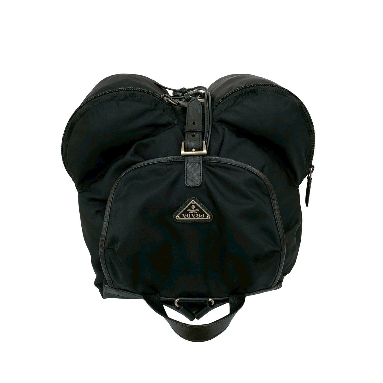 プラダ ナイロン サフィアーノレザー バックパック