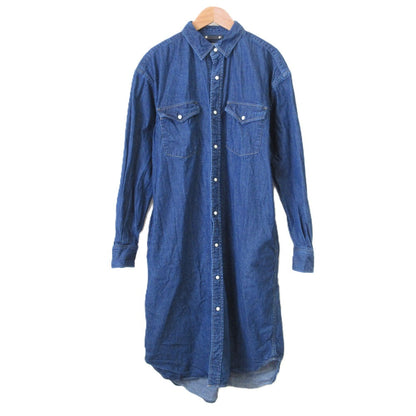 MINEDENIM CONVERSE TOKYO デニムロングシャツワンピース