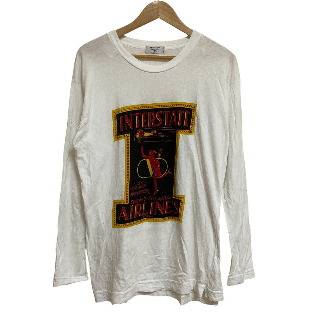 ヴァレンティノ・ガラヴァーニ プリントロングスリーブTシャツ