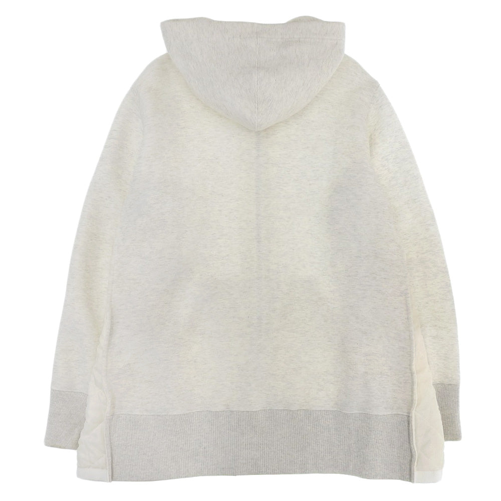 サカイ Sweatshirt with hood and drawstring コットン スウェットシャツ